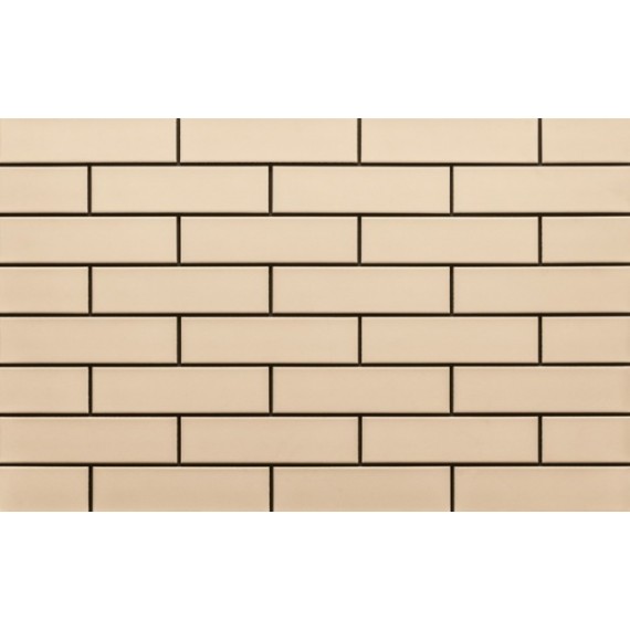 Керамогранит Плитка 9720 Elewacja gladka krem 24,5х6,5х0,65