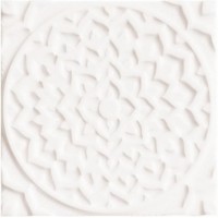 Плитка ADEH4001 RELIEVE MANDALA COSMOS NAVAJO WHITE 15x15
