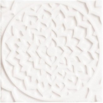 Плитка ADEH4001 RELIEVE MANDALA COSMOS NAVAJO WHITE 15x15
