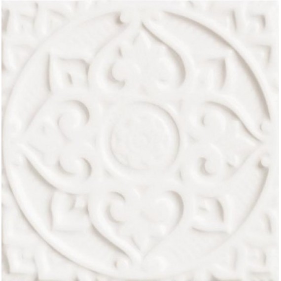 Керамическая плитка ADEH4004 RELIEVE MANDALA ENERGY NAVAJO WHITE 15x15