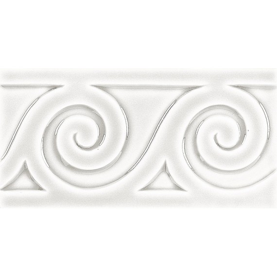 Керамическая плитка ADMO4087 Relieve Mar C/C Blanco 7,5х15