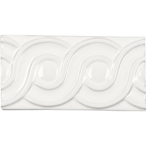 Керамическая плитка ADNE4113 Relieve Clasico Blanco Z 7,5х15