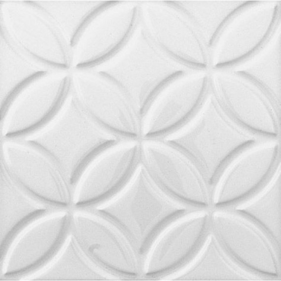 Керамическая плитка ADNE4125 RELIEVE BOTANICAL BLANCO Z 15X15