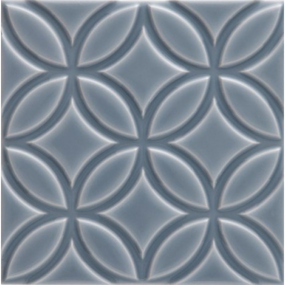 Керамическая плитка ADNE4143 Liso Botanical Storm Blue 15x15