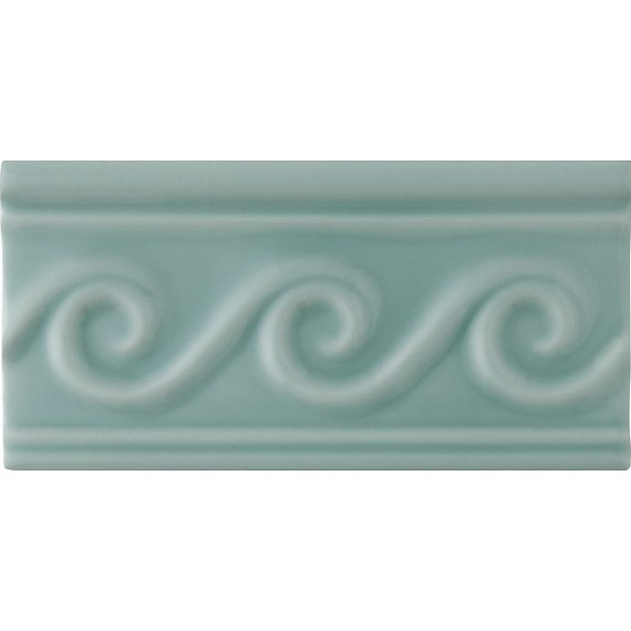 Керамическая плитка ADNE4145 RELIEVE OLAS PB SEA GREEN 7,5x15