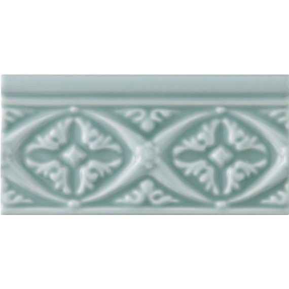 Керамическая плитка ADNE4146 Relieve Bizantino Sea Green 7.5x15