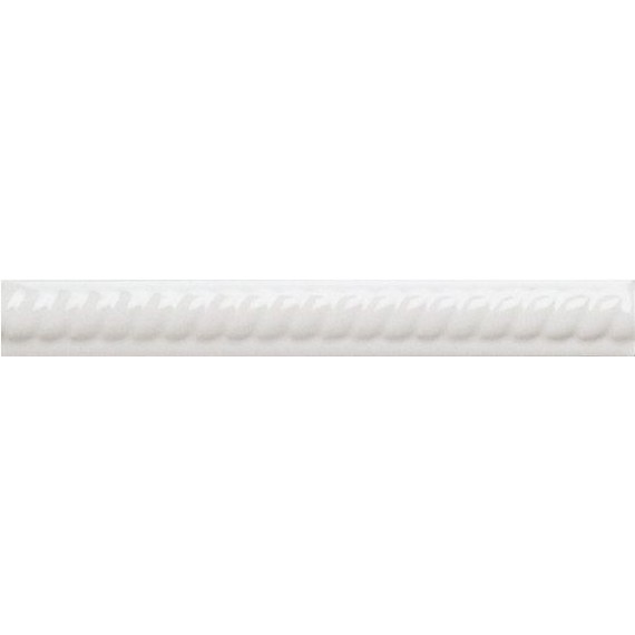 Керамическая плитка ADNE5174 Trenza PB Blanco Z 2,5х15