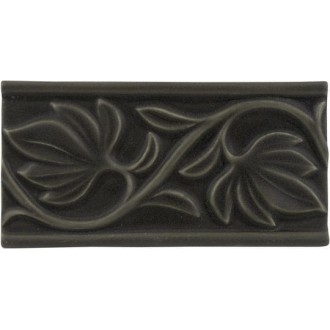 Плитка ADNT5029 RELIEVE MANUAL HOJAS CHARCOAL 7.5x15