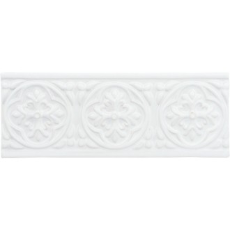 Плитка ADST4001 Relieve Palm Beach Snow cap 7,5x19,8