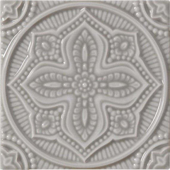 Керамическая плитка ADST4073 RELIEVE MANDALA PLANET GRAYSTONE 14,8x14,8