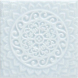 Плитка ADST4102 RELIEVE MANDALA UNIVERSE ICE BLUE 14,8x14,8
