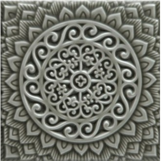 Плитка ADST4104 RELIEVE MANDALA UNIVERSE FERN 14,8x14,8