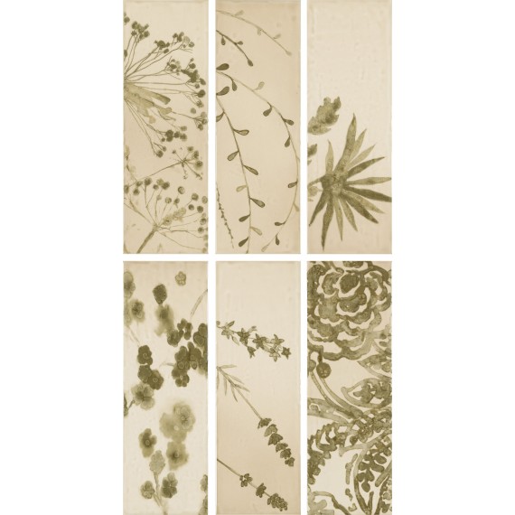 Керамогранит Плитка AURA Glossy MOSS Decoro 10Х30