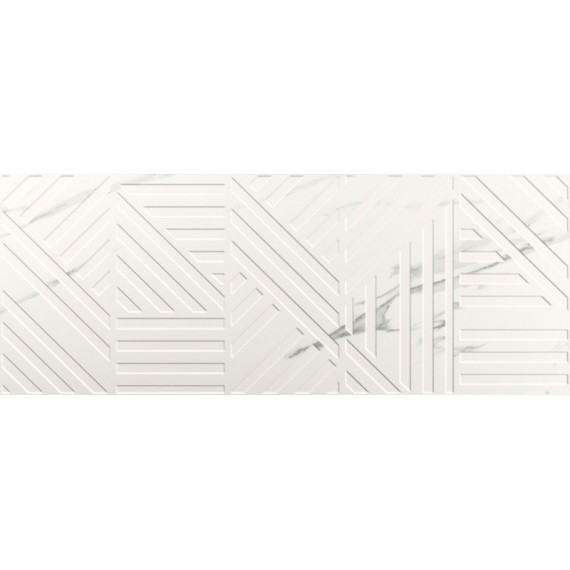 Керамическая плитка Akros Cross White Mate 35x90