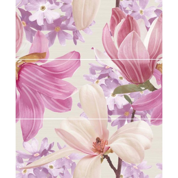 Керамическая плитка Amour Violet (A, B, C) 60х50