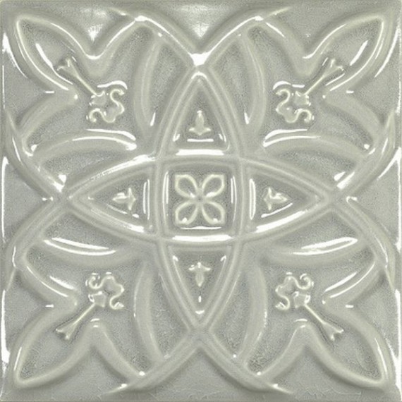 Керамическая плитка Antique Crackle Deco Relieve Greengreycrack 15*15