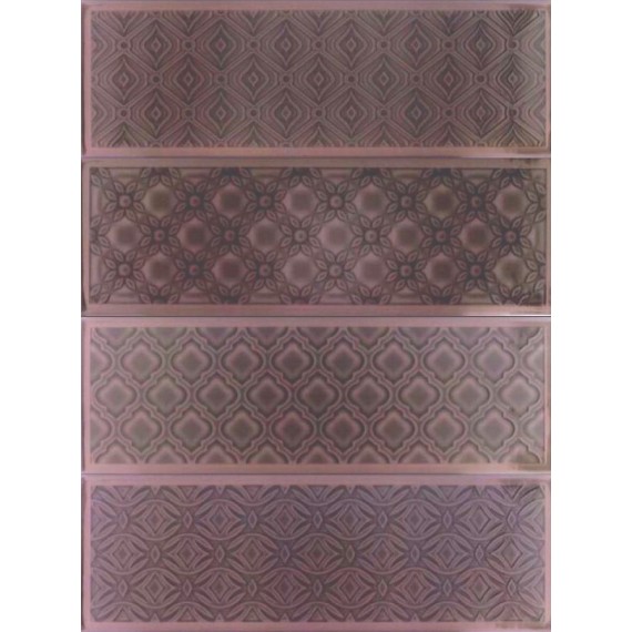Керамическая плитка Aria Santorini Dark Brown 10x30
