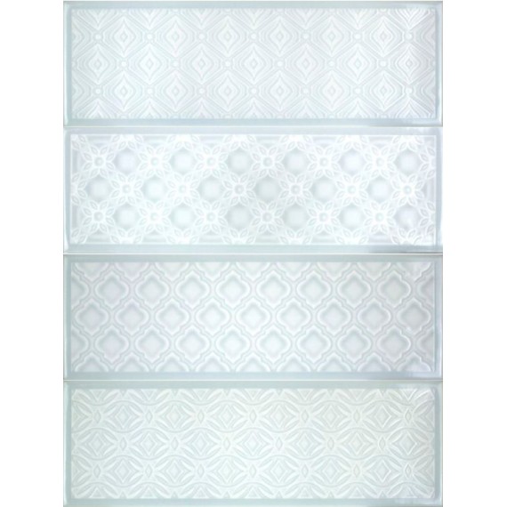 Керамическая плитка Aria Santorini Ice 10x30