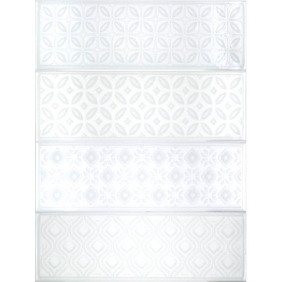 Керамическая плитка Aria Santorini White 10x30