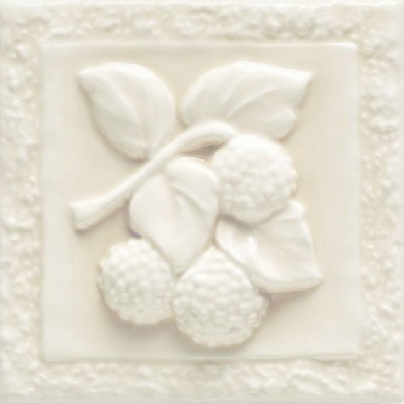 Керамическая плитка BB010 BLACKBERRY BIANCO CRAQ. 13x13