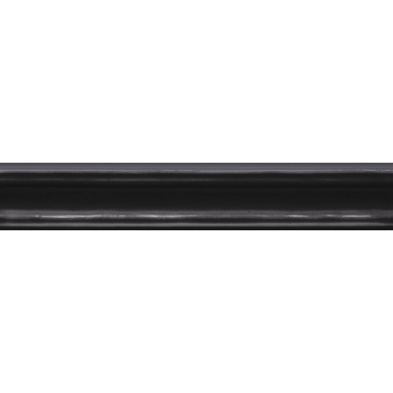 Керамическая плитка Плитка Bulevar Moldura Black 5x30.5