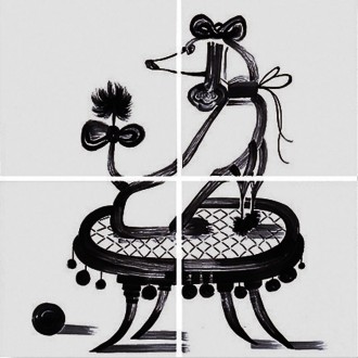 Плитка CUBAN BLACK 1 20X20