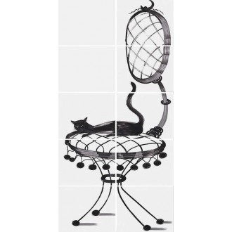 Плитка CUBAN BLACK 2 20X20