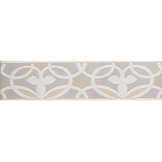 Camelia 511 BORDER PEARL WHITE GLOSSY 7,5x30