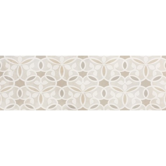 Керамогранит Плитка Camelia 511 DECOR PEARL WHITE GLOSSY 30x90