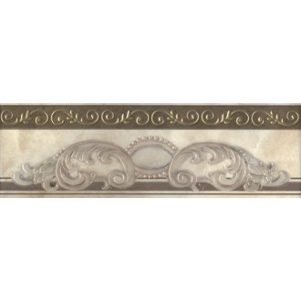 Плитка Capri Onix Beige бордюр напольный 13x41
