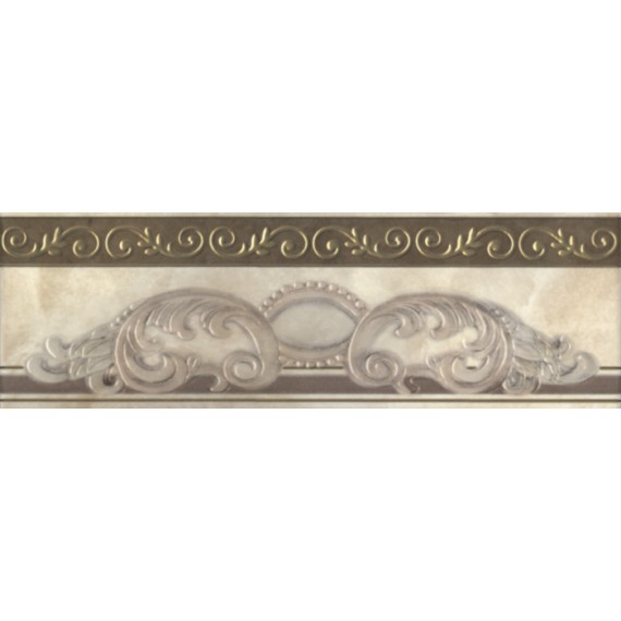 Керамогранит Плитка Capri Onix Beige бордюр напольный 13x41