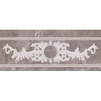 Бордюр Cenefa Oka Blade Gris 25x10