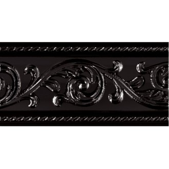 Плитка Cenefa Yara Negro 7.5*15