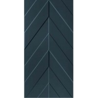 D734 4D Chevron Deep Blue Matt 40х80