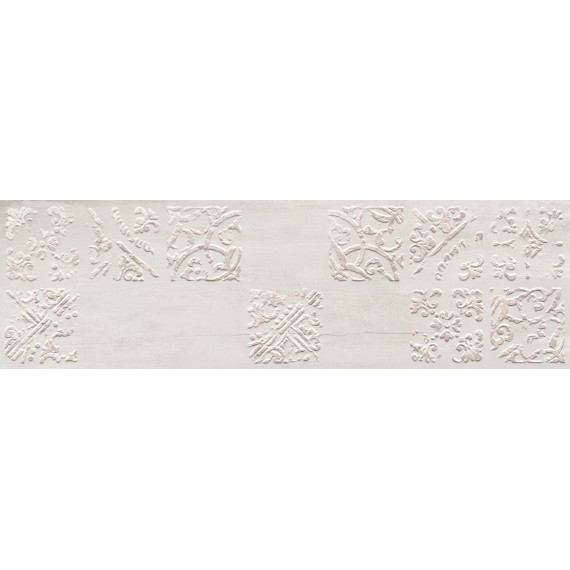 Керамическая плитка DECOR ARTISAN WHITE REC-BIS 29*100