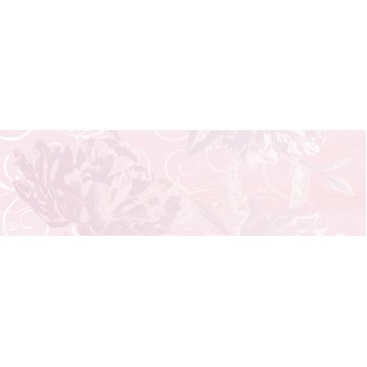 Плитка Dec. Flower Pink A Декор 29x100