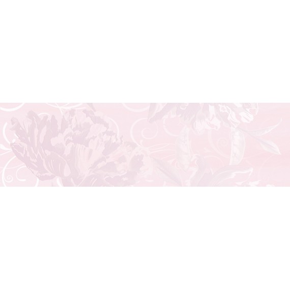 Керамическая плитка Dec. Flower Pink A Декор 29x100