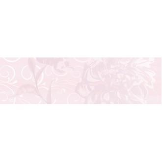 Плитка Dec. Flower Pink B Декор 29x100