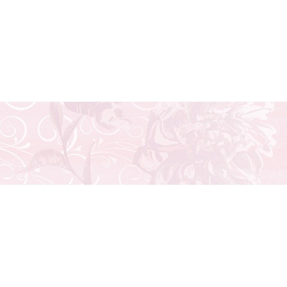 Керамическая плитка Dec. Flower Pink B Декор 29x100