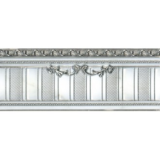 Плитка Excelsior Plata-Blanco Zocalo 12x30