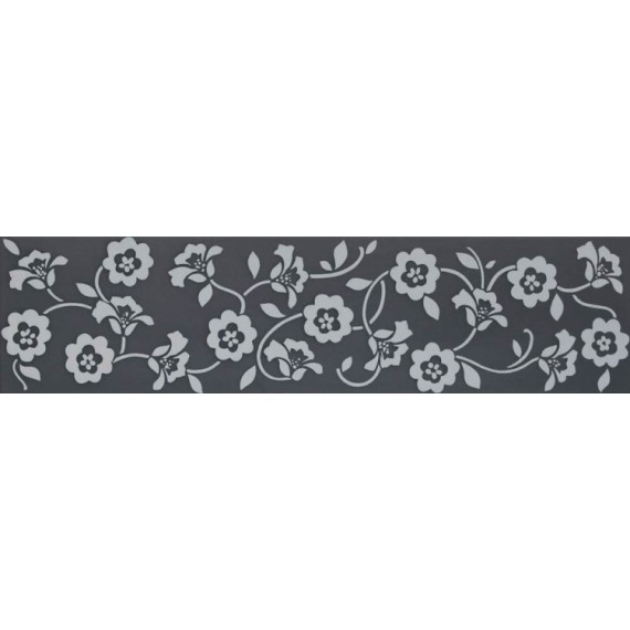 Керамическая плитка FLO6 FLORA GRAFITE 20X80