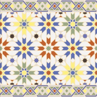 Плитка Fez Border 20x20