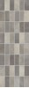 Fiori Grigio мозаика темно-серая 1064-0103(1064-0048) 20х60