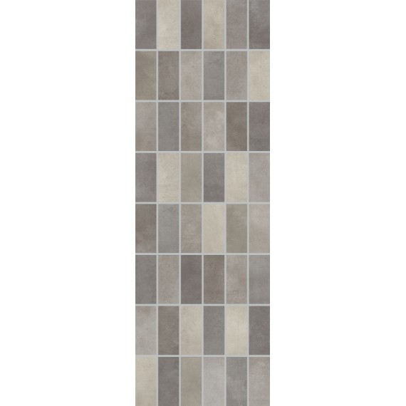 Плитка Fiori Grigio мозаика темно-серая 1064-0048 20х60