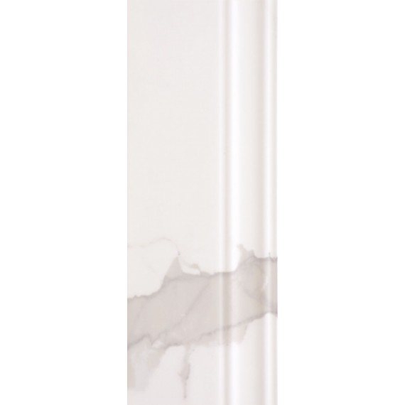 Керамогранит Плитка Infinity SKIRTING & FINISHING WHITE GLOSSY 15x40