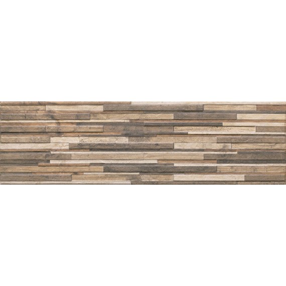Керамогранит Плитка Kamien Zebrina Wood структурная 600x175x9