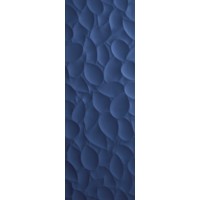 Leaf Deep Blue matt 35x100