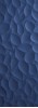 Leaf Deep Blue matt 35x100