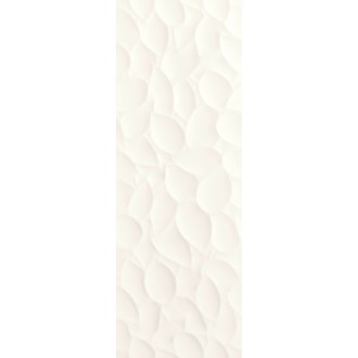 Leaf White matt 35x100