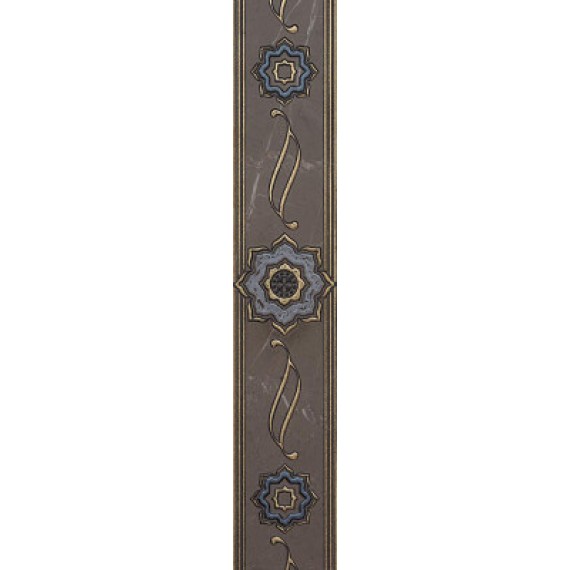 Керамогранит Плитка Luxor Wall BORDER VIZON GLOSSY 100x800